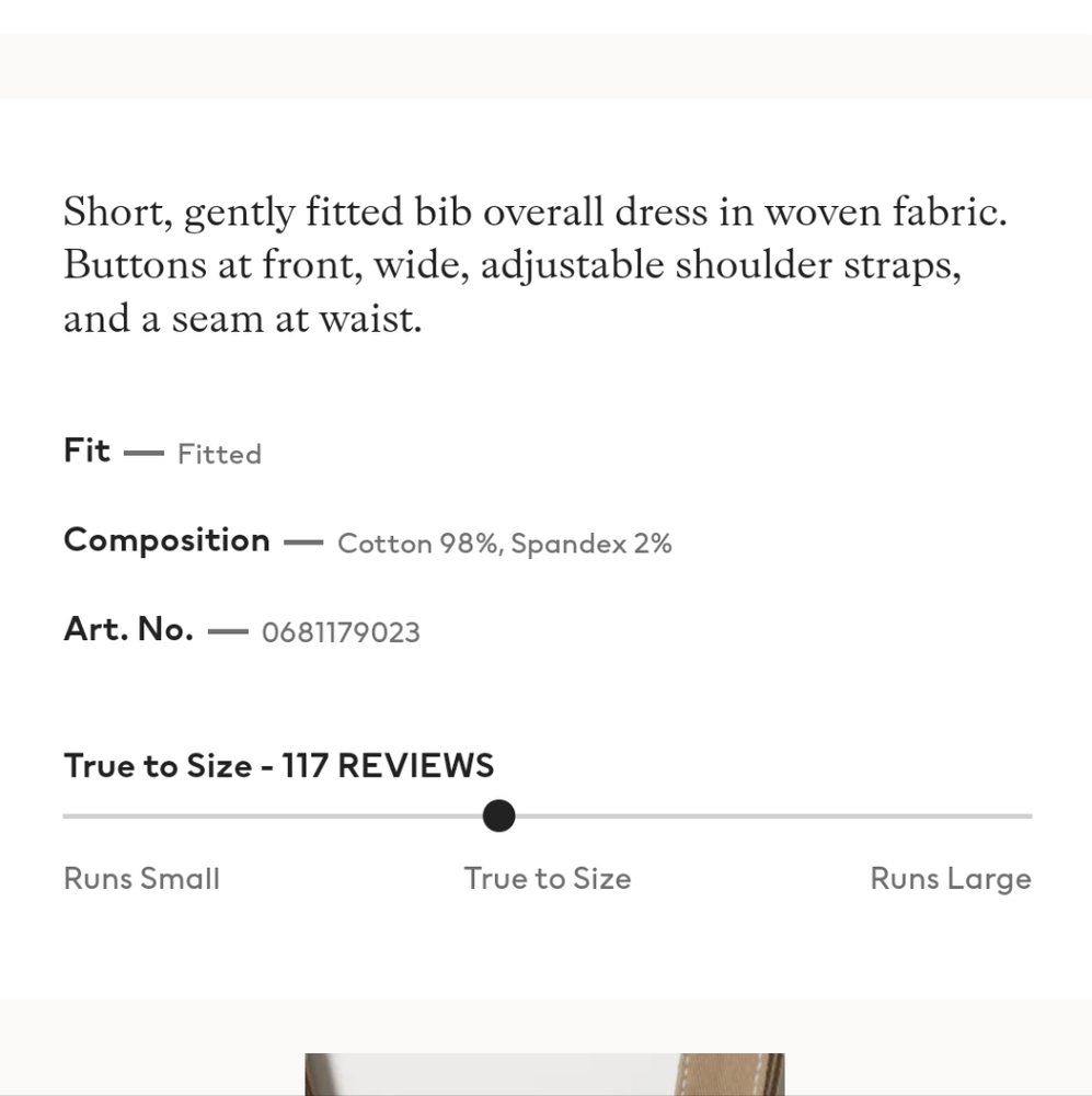 H&M Overall Dress (Size: 10) - Picture 6 of 8